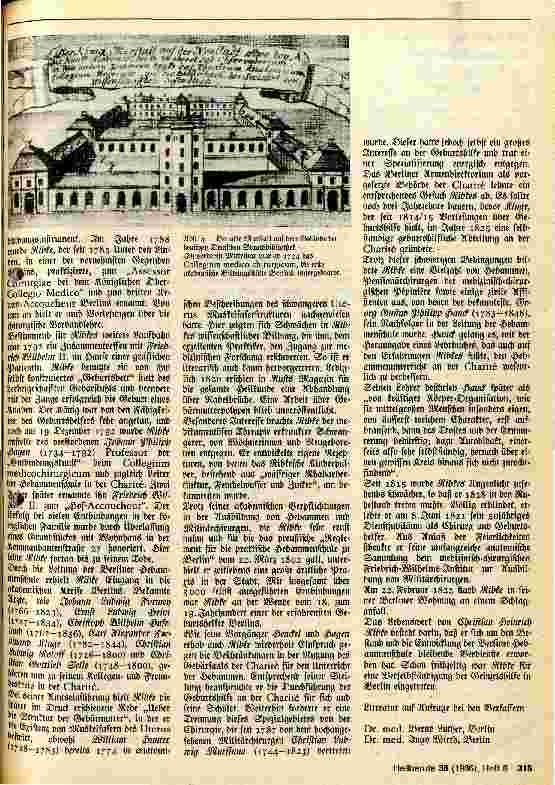 Vorschauseite 2: Christian Heinrich Ribke - ein Berliner Hebammenlehrer