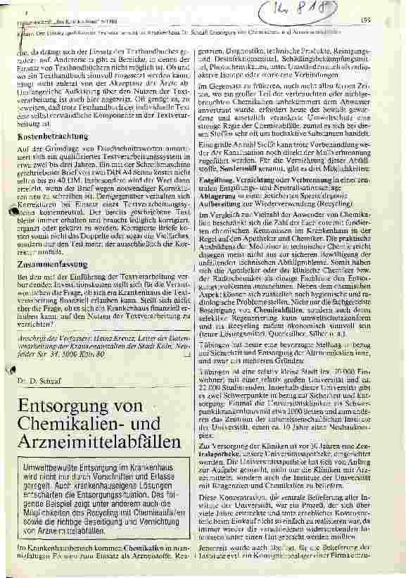Vorschauseite 4: Der Einsatz qualifizerter Textverarbeitung im Krankenhaus