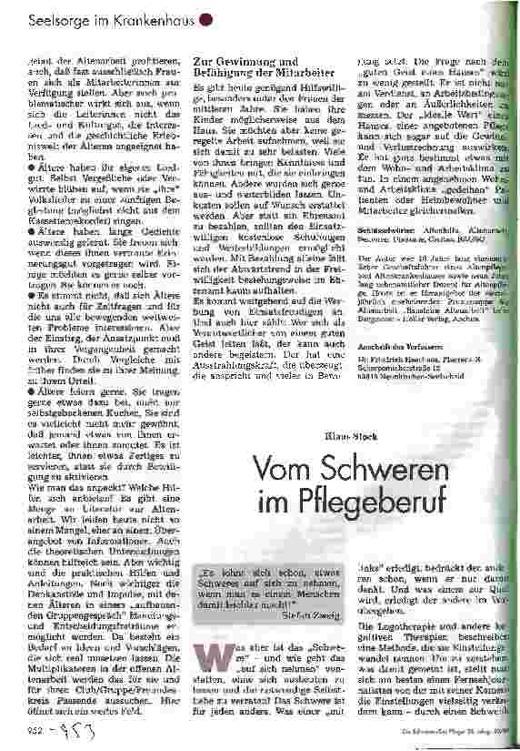 Vorschauseite 3: Offene Altenarbeit - Ein Weg zu den Menschen