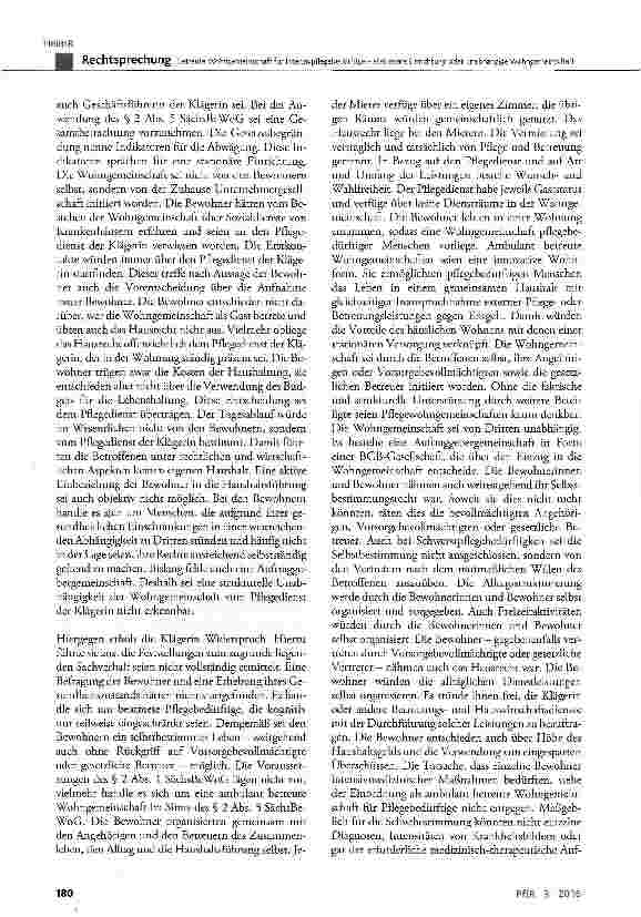 Vorschauseite 3: Betreute Wohngemeinschaft für Intensivpflegebedürftige - stationäre Einrichtung oder unabhängige Wohngemeinschaft für Pflegebedürftige