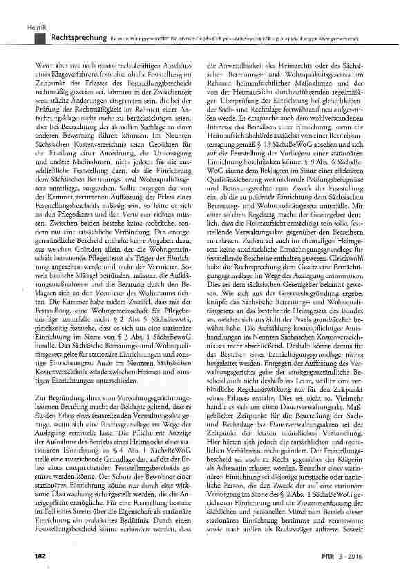 Vorschauseite 5: Betreute Wohngemeinschaft für Intensivpflegebedürftige - stationäre Einrichtung oder unabhängige Wohngemeinschaft für Pflegebedürftige