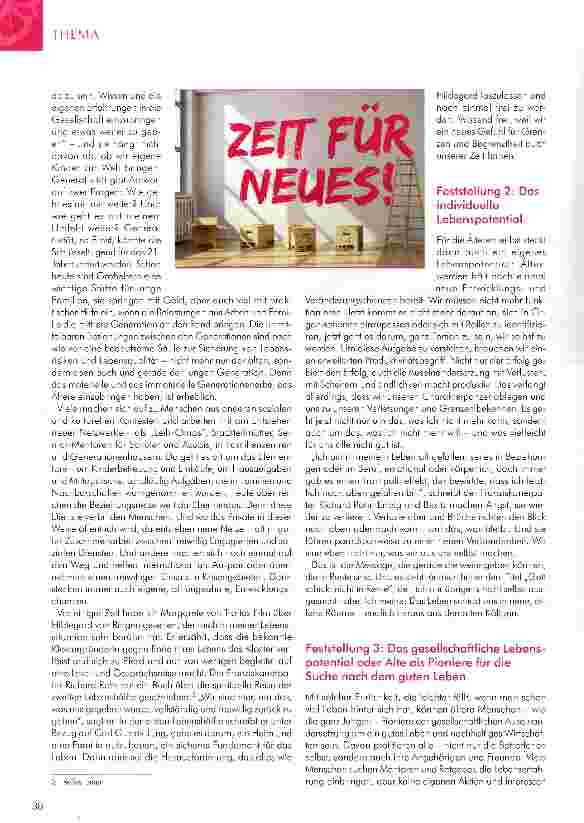 Vorschauseite 3: Gott schickt nicht in Rente