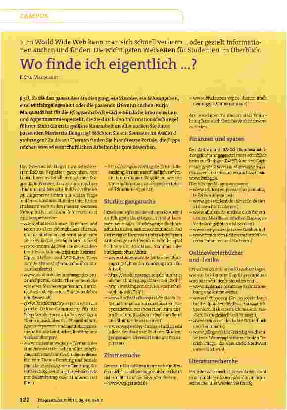 Vorschauseite 1: Wo finde ich eigentlich...?
