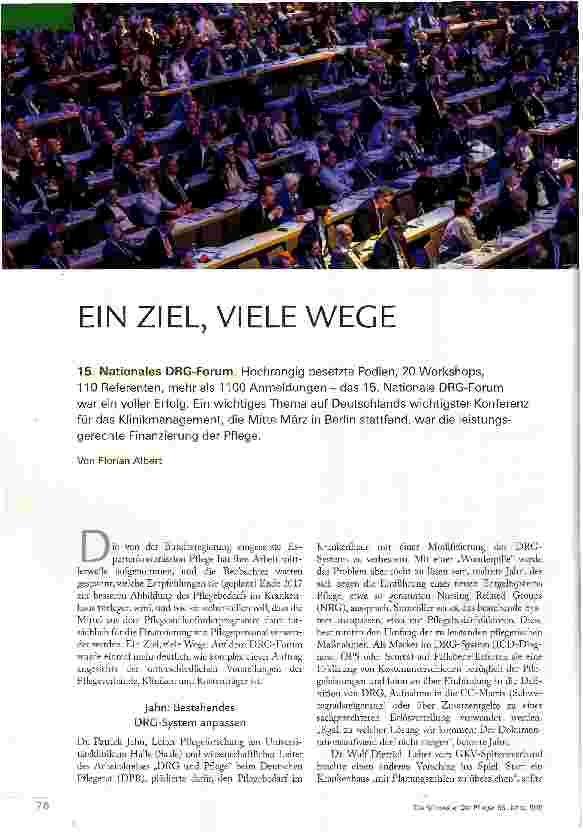 Vorschauseite 1: EIN ZIEL, VIELE WEGE