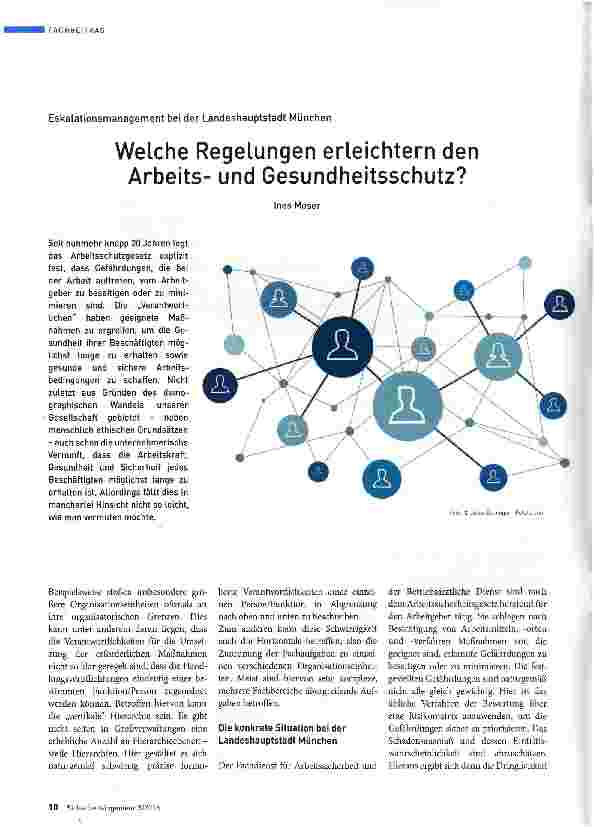 Vorschauseite 1: Welche Regelungen erleichtern den Arbeitsund Gesundheitsschutz?