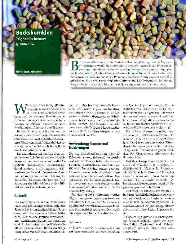 Vorschauseite 1: Bockshornklee