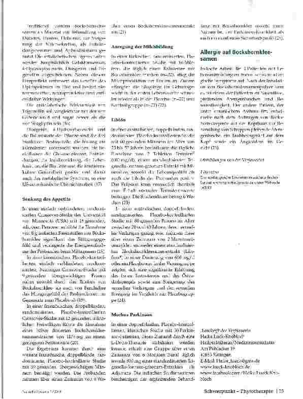 Vorschauseite 3: Bockshornklee