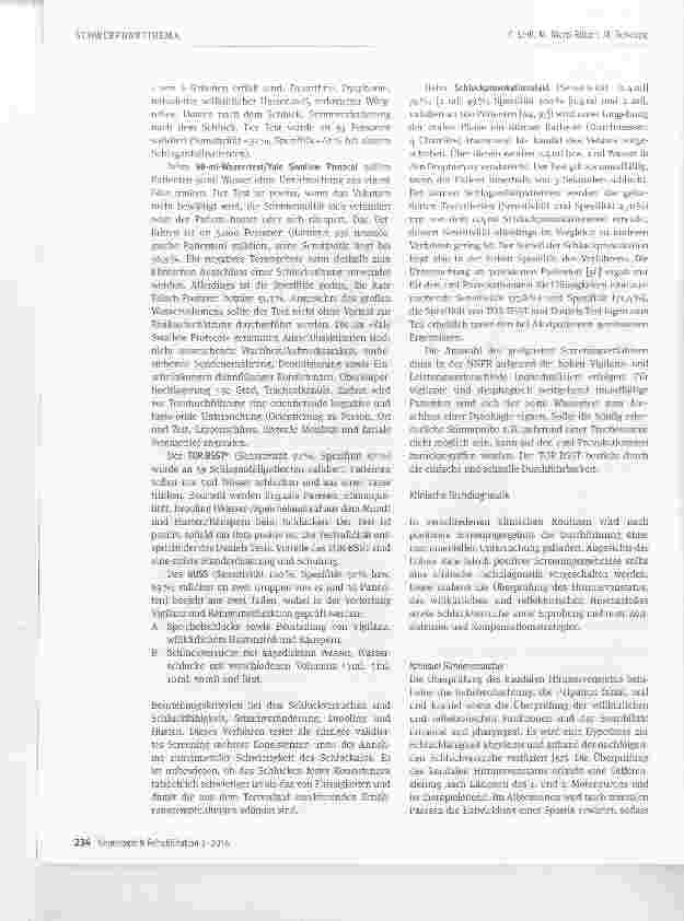 Vorschauseite 4: Modernes Dysphagiemanagement in der neurologisch-neurochirurgischen Frührehabilitation