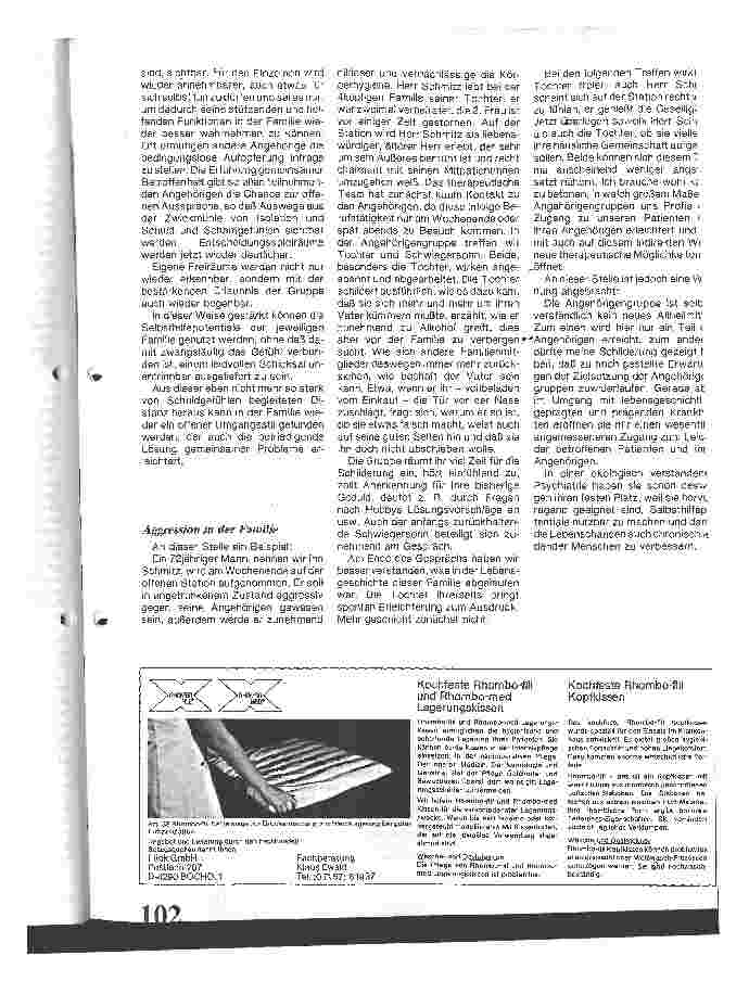 Vorschauseite 3: Angehörigengruppen Erfahrung in der Geronto-Psychiatrie