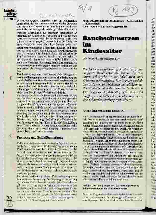 Vorschauseite 4: Klinik und Therapie der Schizophrenie