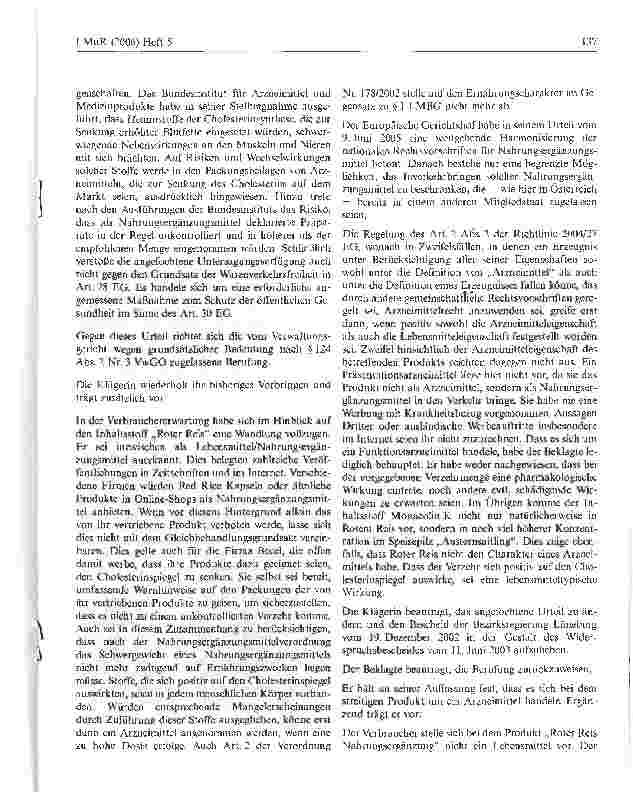 Vorschauseite 5: Abgrenzung zwischen Lebensmitteln und Arzneimitteln