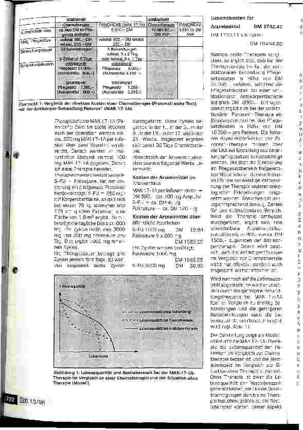 Vorschauseite 3: Eine rationale Therapie erfaßt Kosten und Nutzen - Pharmaökonomie in der Onkologie am Beispiel der adjuvanten Therapie des kolorektalen Karzinoms