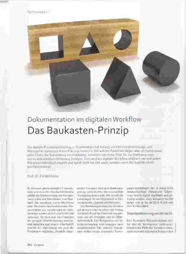 Vorschauseite 1: Dokumentation im digitalen Workflow Das Baukasten-Prinzip