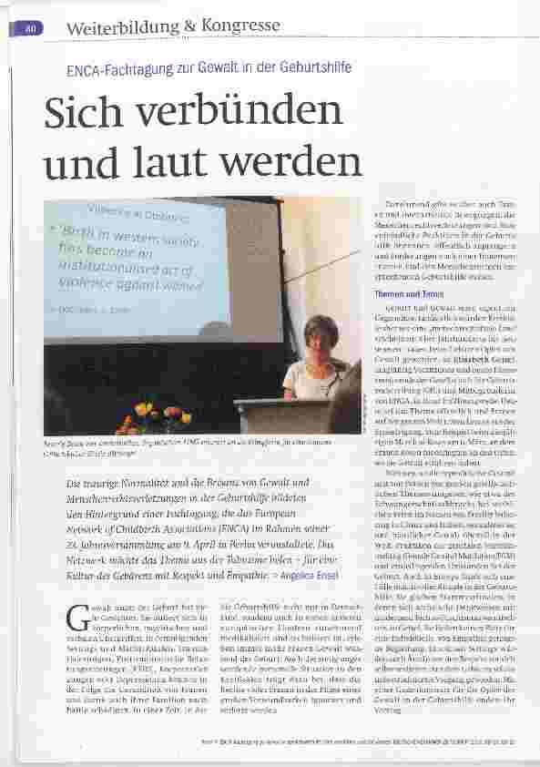 Vorschauseite 1: Sich verbünden und laut werden