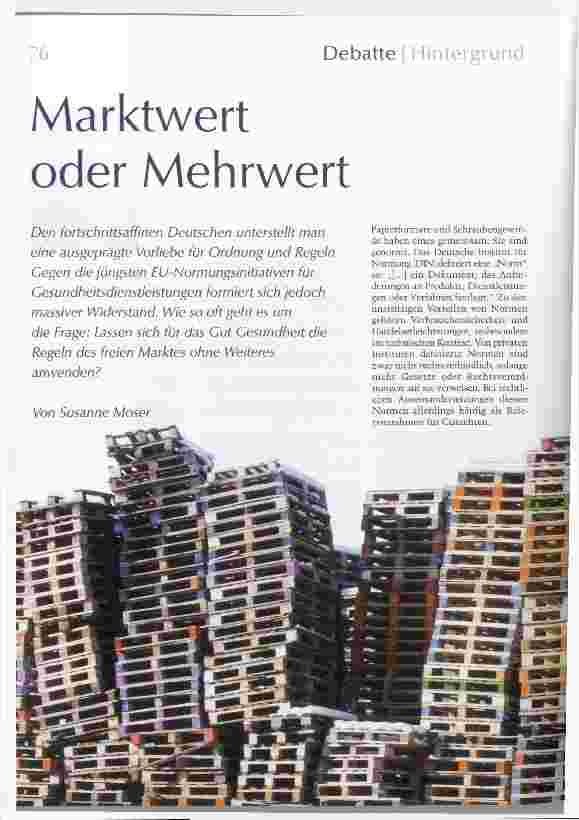 Vorschauseite 1: Marktwert oder Mehrwert