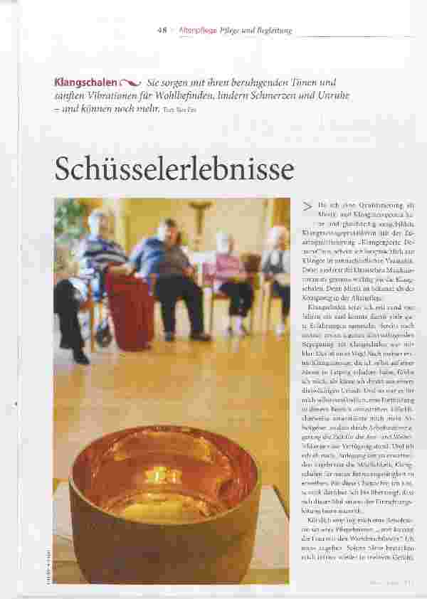 Vorschauseite 1: Schüsselerlebnisse