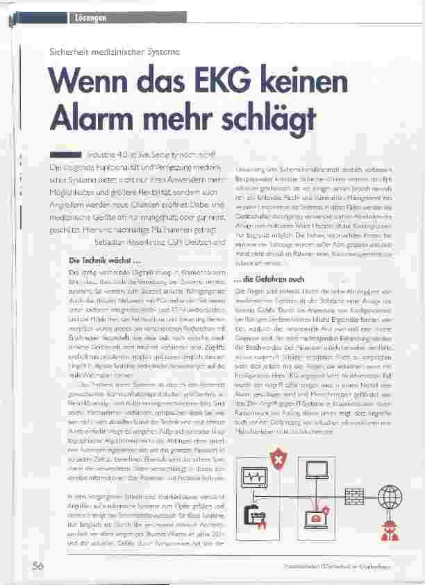 Vorschauseite 1: Wenn das EKG keinen Alarm mehr schlägt