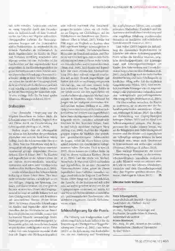 Vorschauseite 3: Auswirkungen der Migräne auf die Lebens qualität von Kindern und Jugendlichen