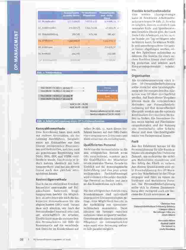 Vorschauseite 2: Personalkosten im OP-Management