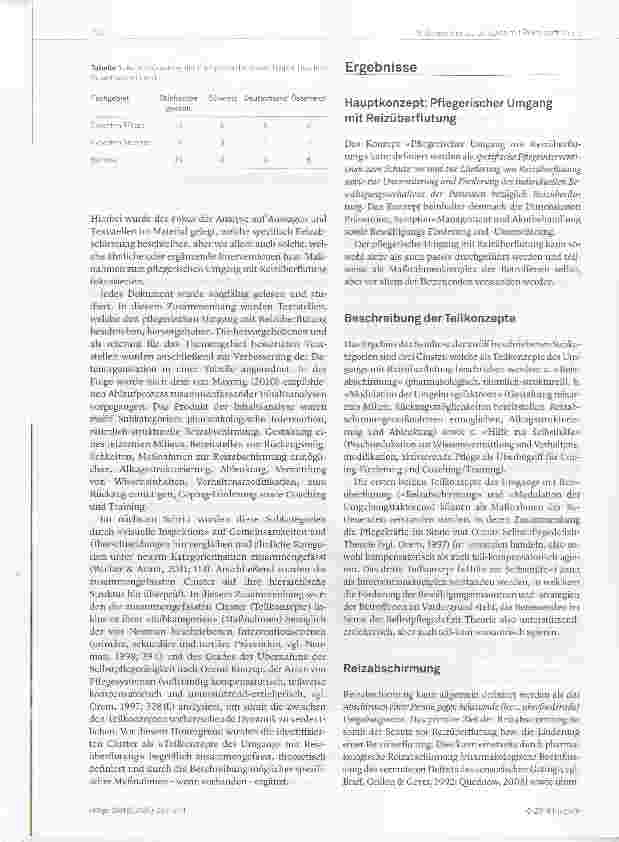 Vorschauseite 4: Der pflegerische Umgang mit Reizüberflutung in der Psychiatrie