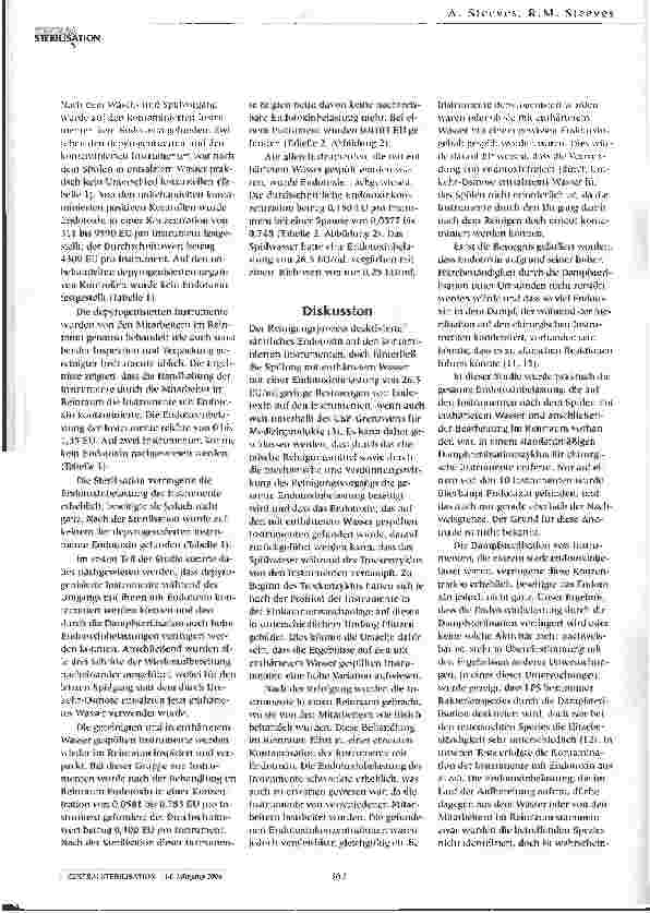 Vorschauseite 5: Endotoxine und die Wiederaufbereitung von Medizinprodukten