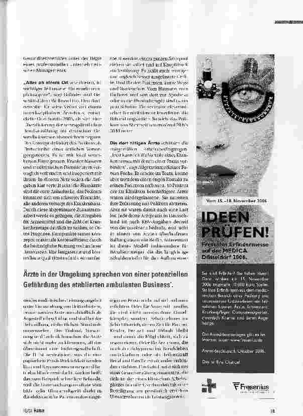 Vorschauseite 2: In Zukunft zu Mc Doctor´s