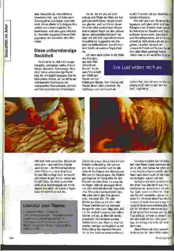 Vorschauseite 3: Ekel und Erregung Konfrontation mit Sexualität in der Altenpflege