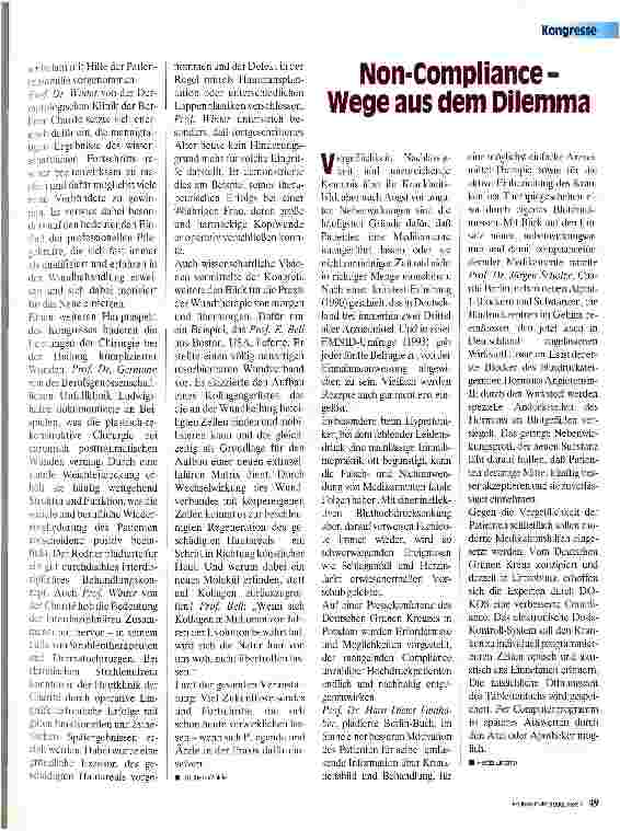 Vorschauseite 2: Fortschritte in der Wundheilung