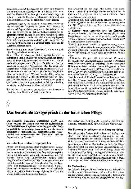 Vorschauseite 1: Das beratende Erstgespräch in der häuslichen Pflege
