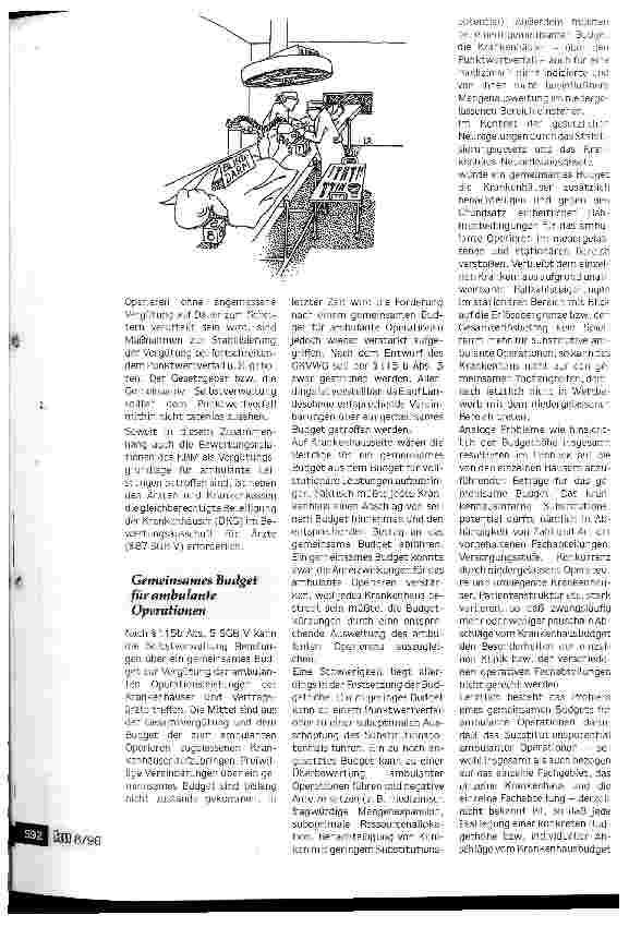 Vorschauseite 6: Ambulantes Operieren: Hemmende Faktoren beseitigen (Teil I) DKI-Bestandsaufnahme zeigt gesundheitspolitischen Handlungsbedarf