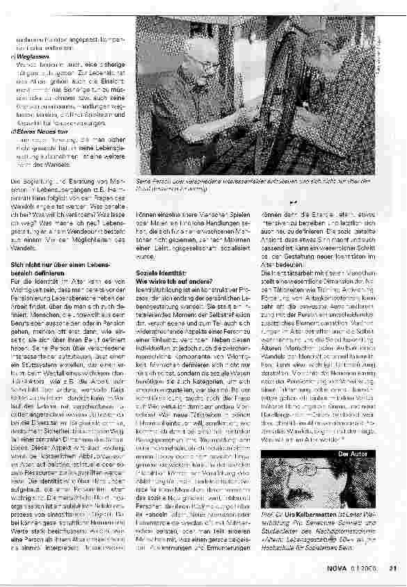 Vorschauseite 2: Identitätswandel im Alter