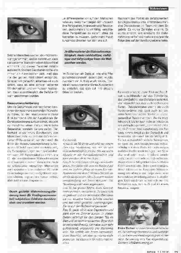 Vorschauseite 2: Durch welche Brille schauen wir