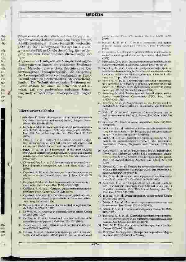 Vorschauseite 5: Formuladiäten in der internistischen Onkologie