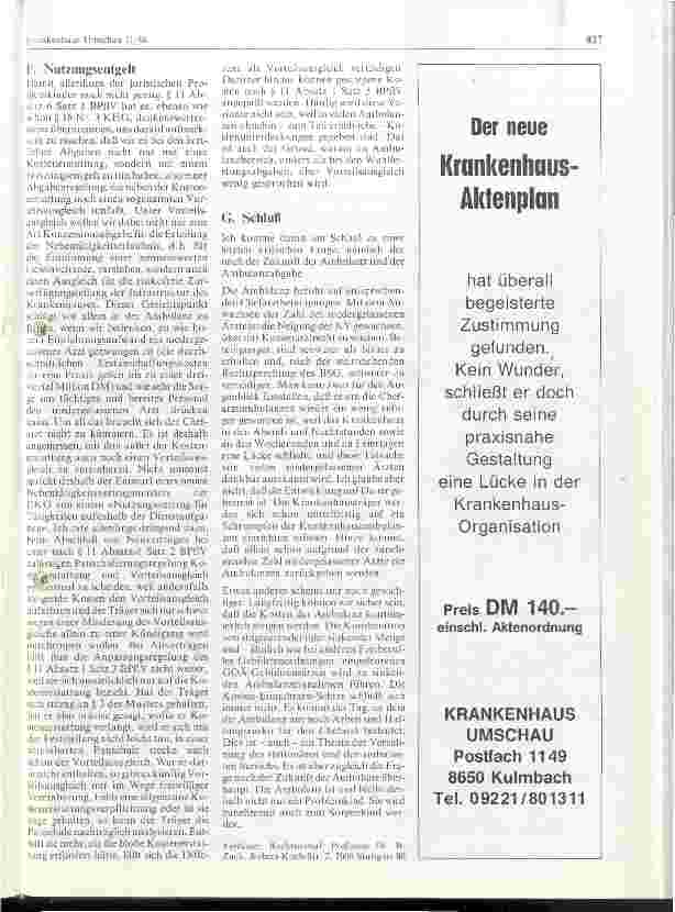 Vorschauseite 4: Rechtsprobleme der Ambulanzabgabe