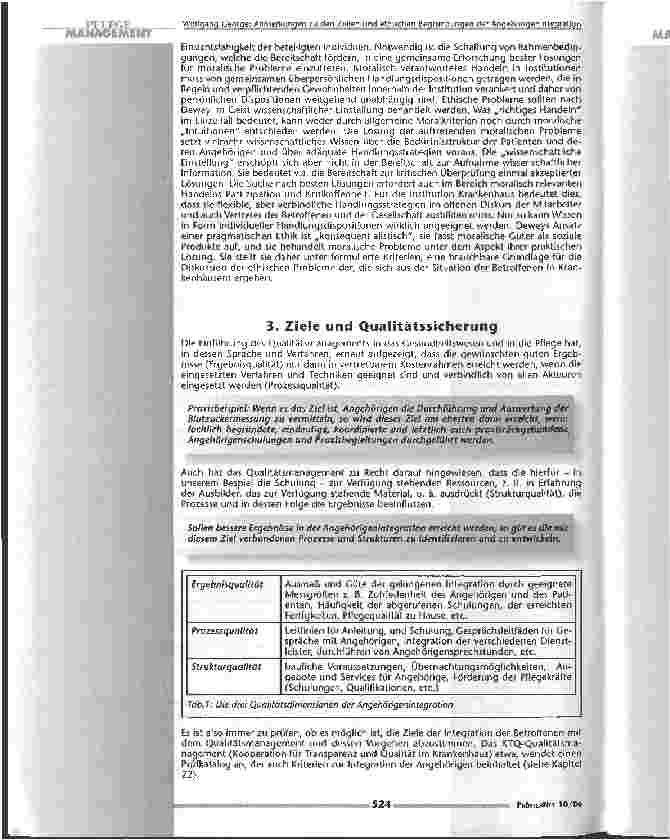 Vorschauseite 3: Anmerkungen zu den Zielen und ethischen Begründungen der Angehörigenintegration