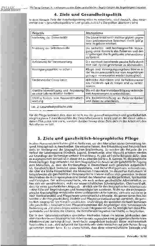 Vorschauseite 4: Anmerkungen zu den Zielen und ethischen Begründungen der Angehörigenintegration