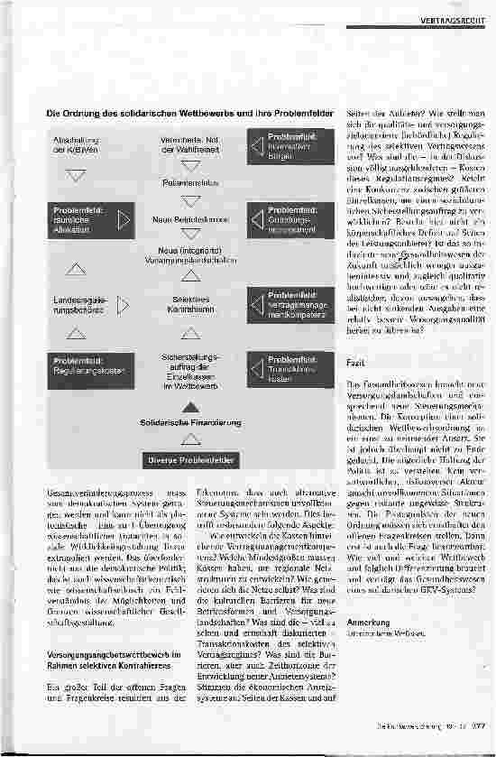 Vorschauseite 4: Wettbewerb in der Gesundheitsversorgung - Wie viel Differenzierung braucht die GKV?