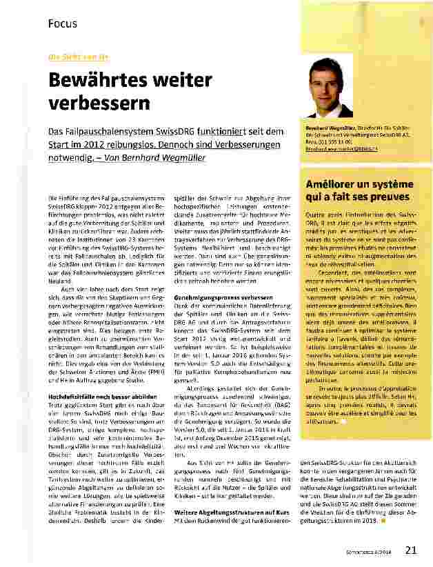 Vorschauseite 1: Bewährtes weiter verbessern