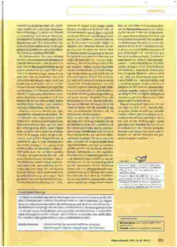 Vorschauseite 2: Aufgabenstellung der Recherche klären und Informationsquellen auswählen