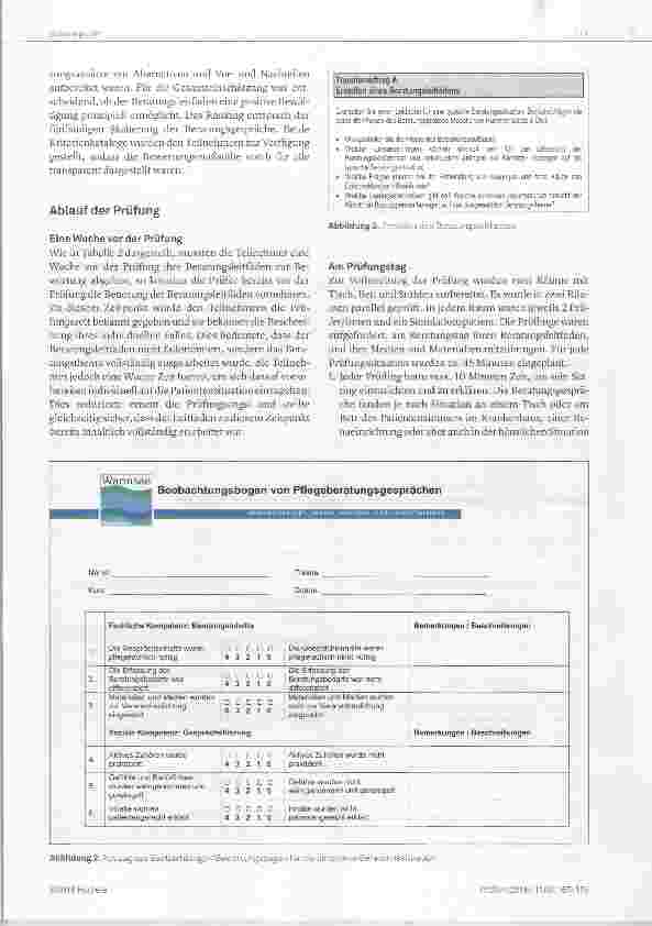 Vorschauseite 5: Wie kann Beratungskompetenz geprüft werden?
