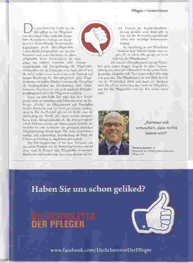 Vorschauseite 2: Halbesjahr Pflege kämm er: Geglückte Startphase?