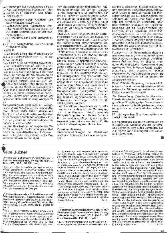 Vorschauseite 2: Diabetes mellitus 20. Folge: Komplikationen der Zuckerkrankheit 9. Skeletterkrankungen und Diabetes mellitus