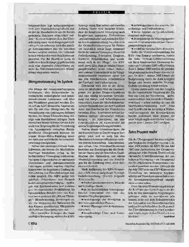 Vorschauseite 2: Vertragsärztliche VergütungDer große Schnitt