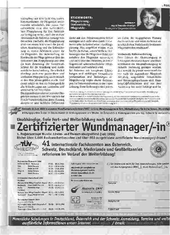 Vorschauseite 2: Die Einführung des Primary NursingErfahrungen in der LBK Hamburg GmbH