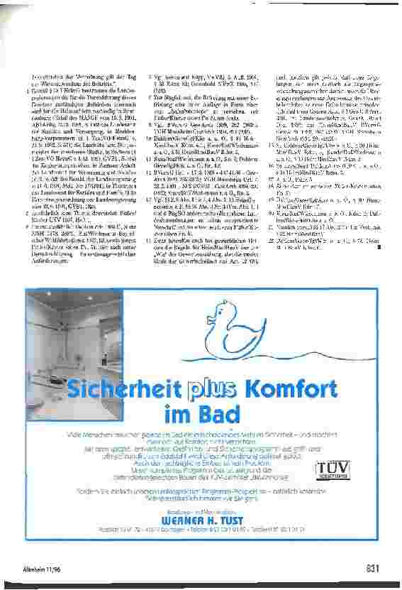 Vorschauseite 4: Kein Anspruch auf rechtswidrige Duldung Zur MeimMindBauV in den neuen Ländern