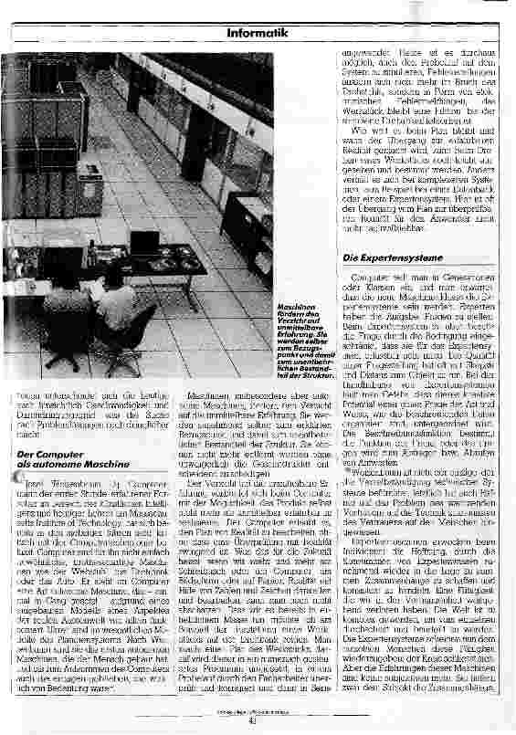Vorschauseite 3: Computerablehnung Computereuphorie Wie heil ist die Computerwelt
