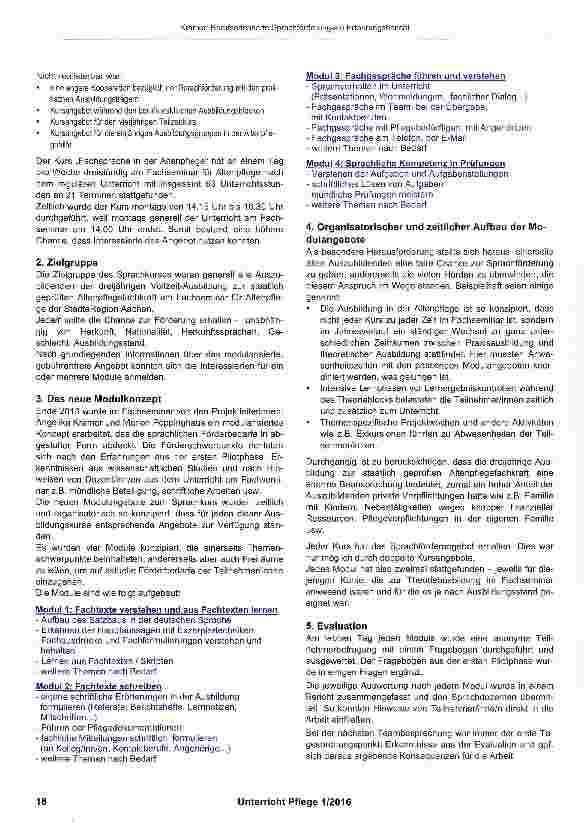 Vorschauseite 2: Berufsorientierte Sprachförderung