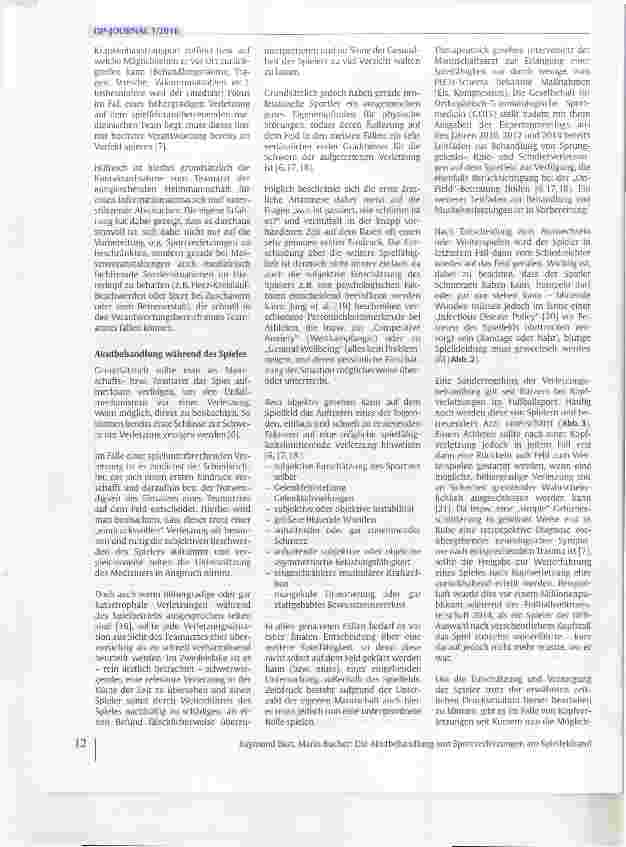 Vorschauseite 3: Die Akutbehandlung von Sportverletzungen am Spielfeldrand