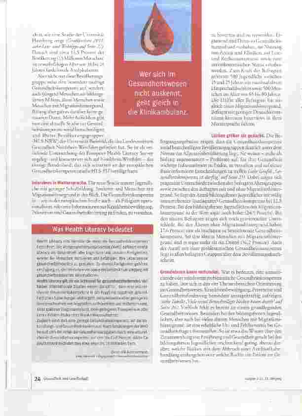 Vorschauseite 3: Rätselraten in Gesundheitsfragen