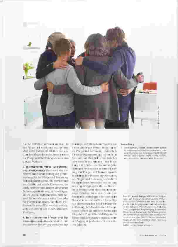 Vorschauseite 2: Zur Beund Entlastung pflegender und betreuender Angehöriger